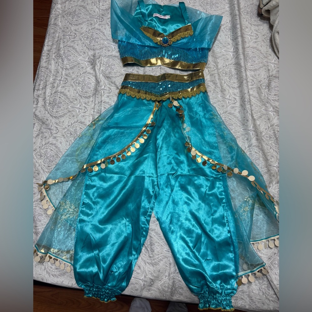 Disney Jasmine Blue and Gold set